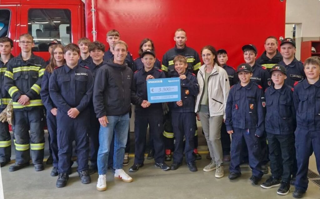 Sonnenblume_Spende_Feuerwehr